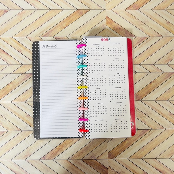 Skinny classic size planner Happy candy hearts valentines weekly layout undated - Picture 5 of 9